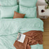 Marquis Luxurious Pinch Pleated All-Season Comforter With  Pillow Shams